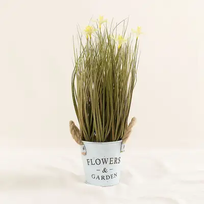 Yellow Flowering Artificial Plant