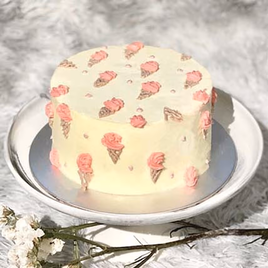 Ice Cream Design Cake