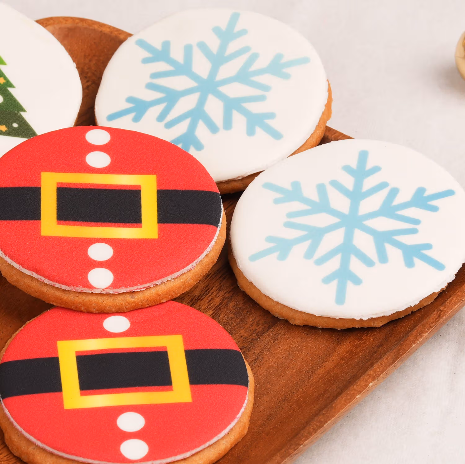 Festive Christmas Cookie Treats - Set of 6 Delicious Holiday Designs