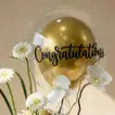 Luxurious Congratulations Floral Box with Chocolates and Balloons