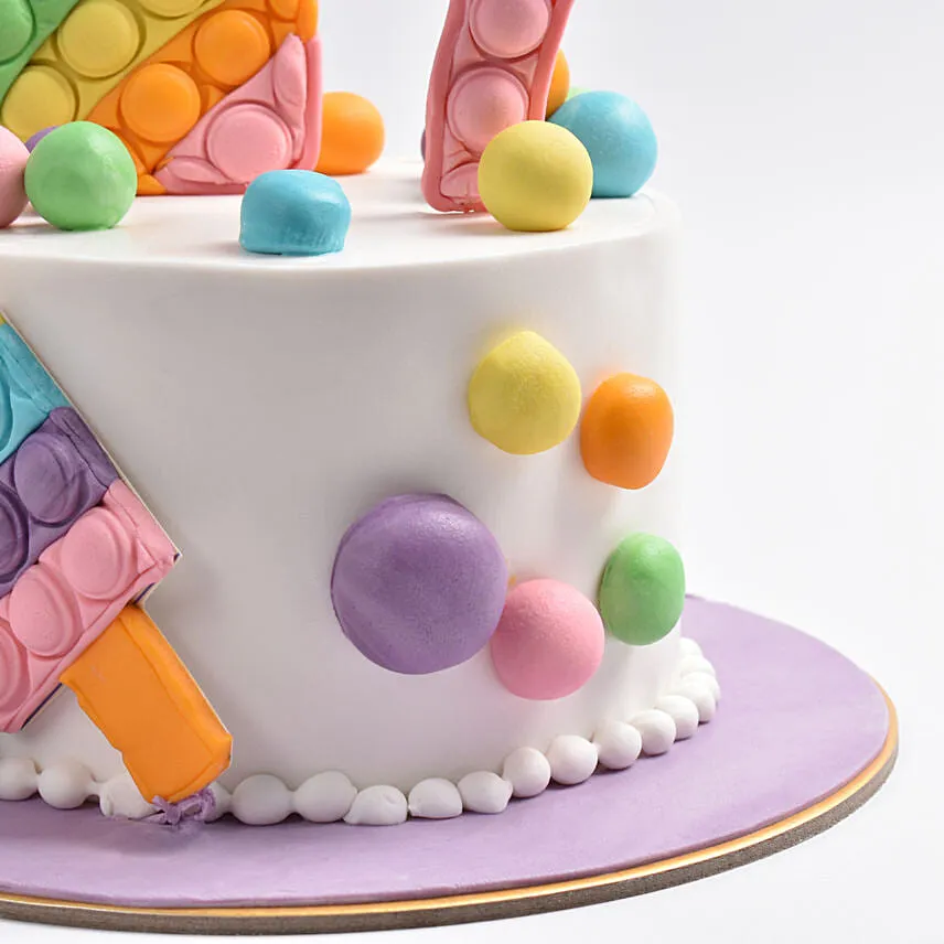Pop It Puzzle Red Velvet Cake
