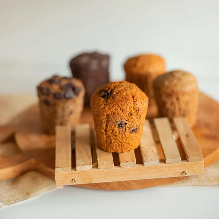 Vegan Blueberry Muffins 6 Pcs
