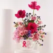 October Pink Flower Bowl 