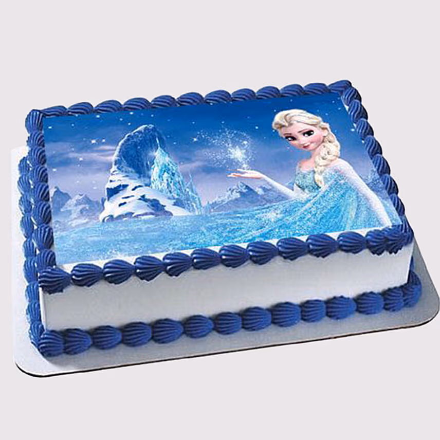 Elsa Photo Cake