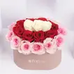 Sweet Valentine Trio - Luxurious 35 Roses in a Pink Oval Box