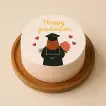 Delicious Red Velvet Graduation Cake - Half Kg Celebration Delight