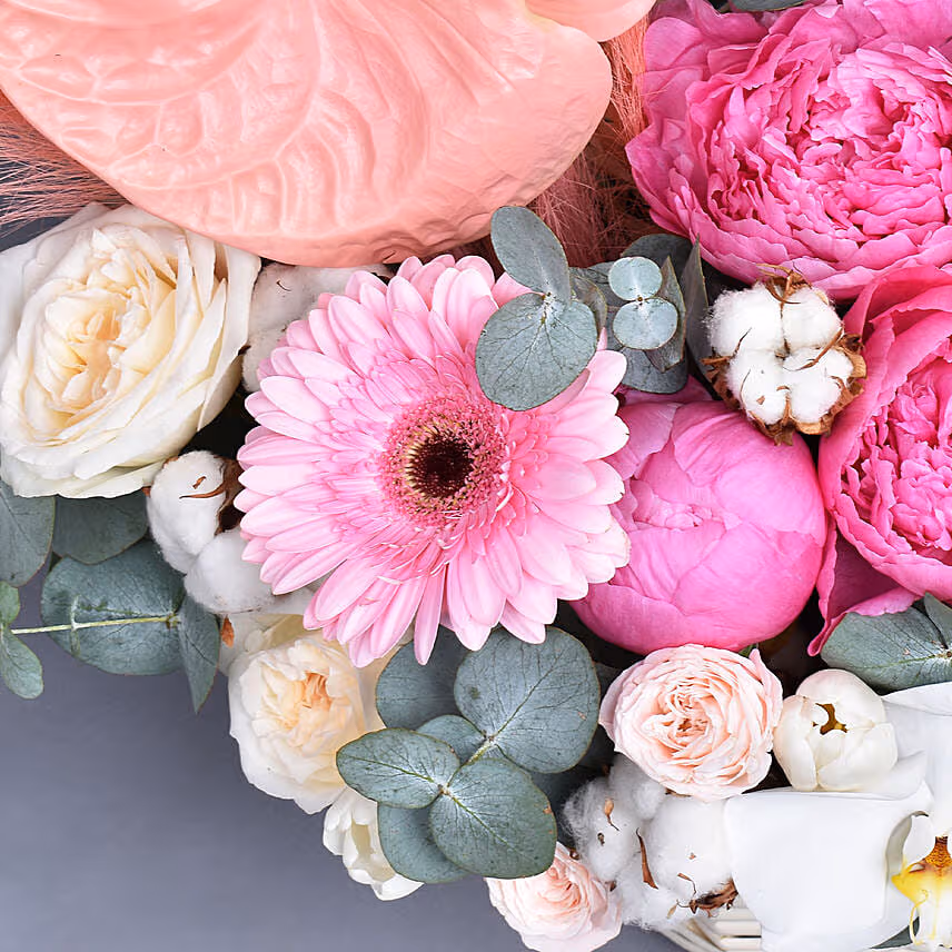 Charming Love Flower Basket