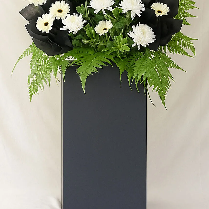 Gerberas N Chrysanthemums Flower Stand