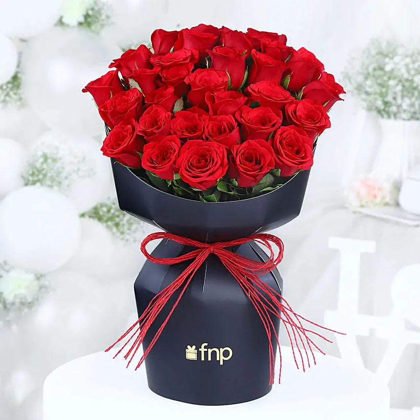 Valentine's Whispers Of Roses Love arrangement