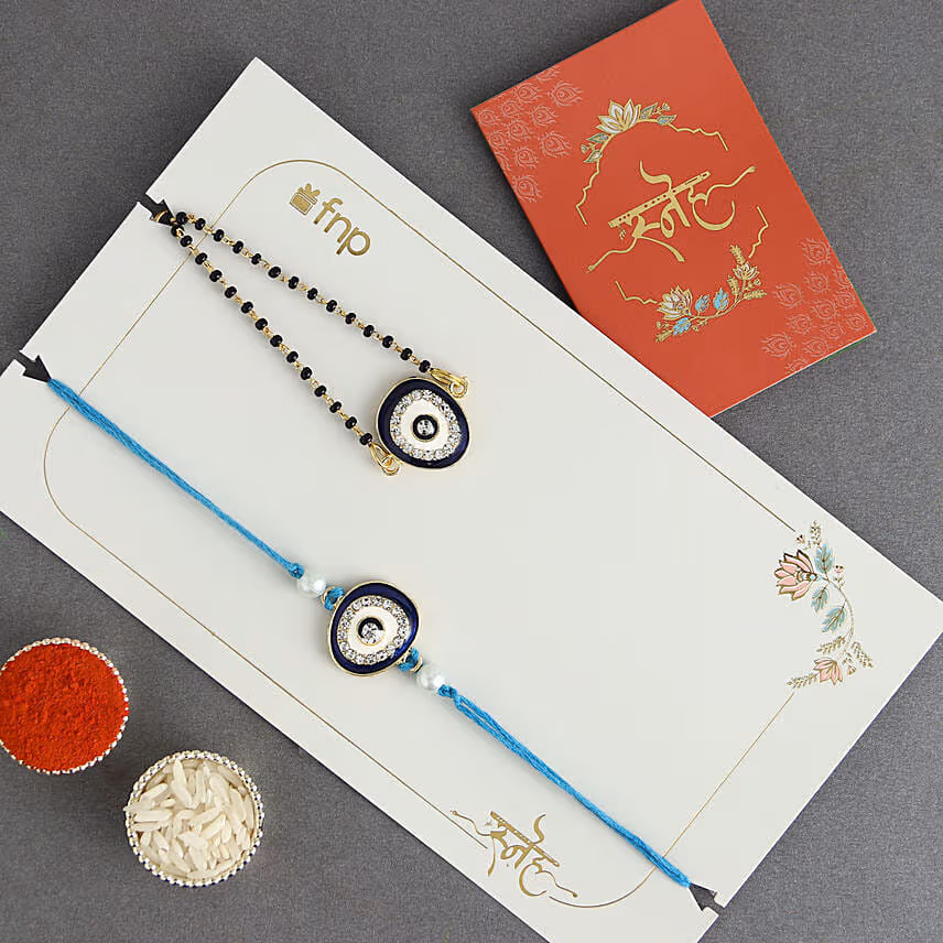 Feng Shui Guardian Evil Eye Bhaiya Bhabhi Rakhi Kaju Katli Happiness