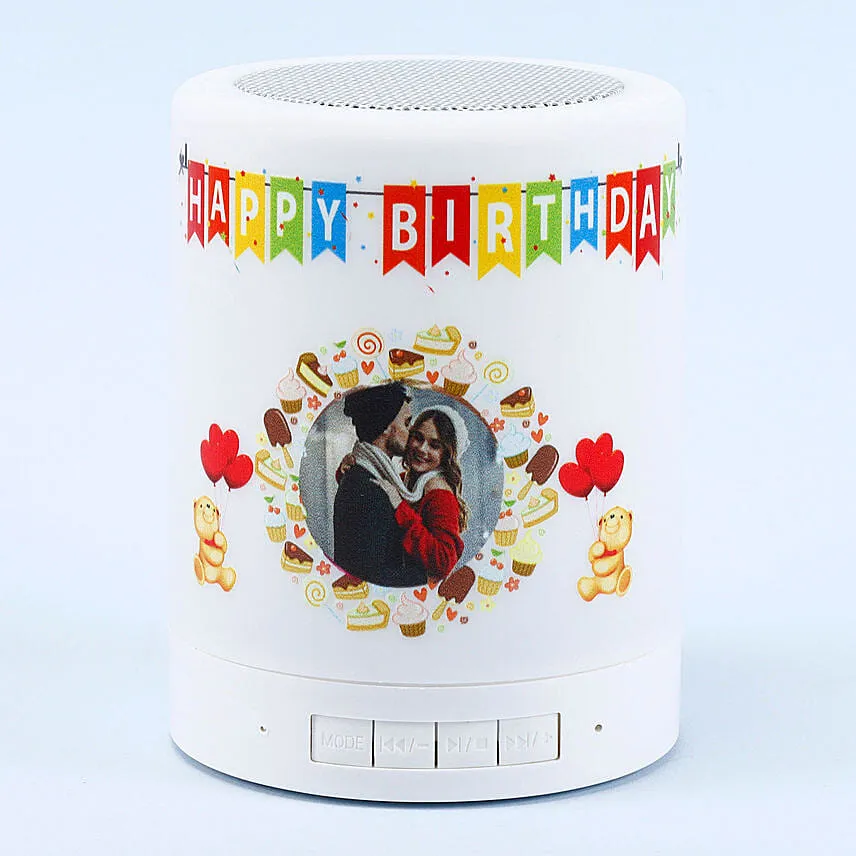 Personalised Happy Birthday LED Speaker