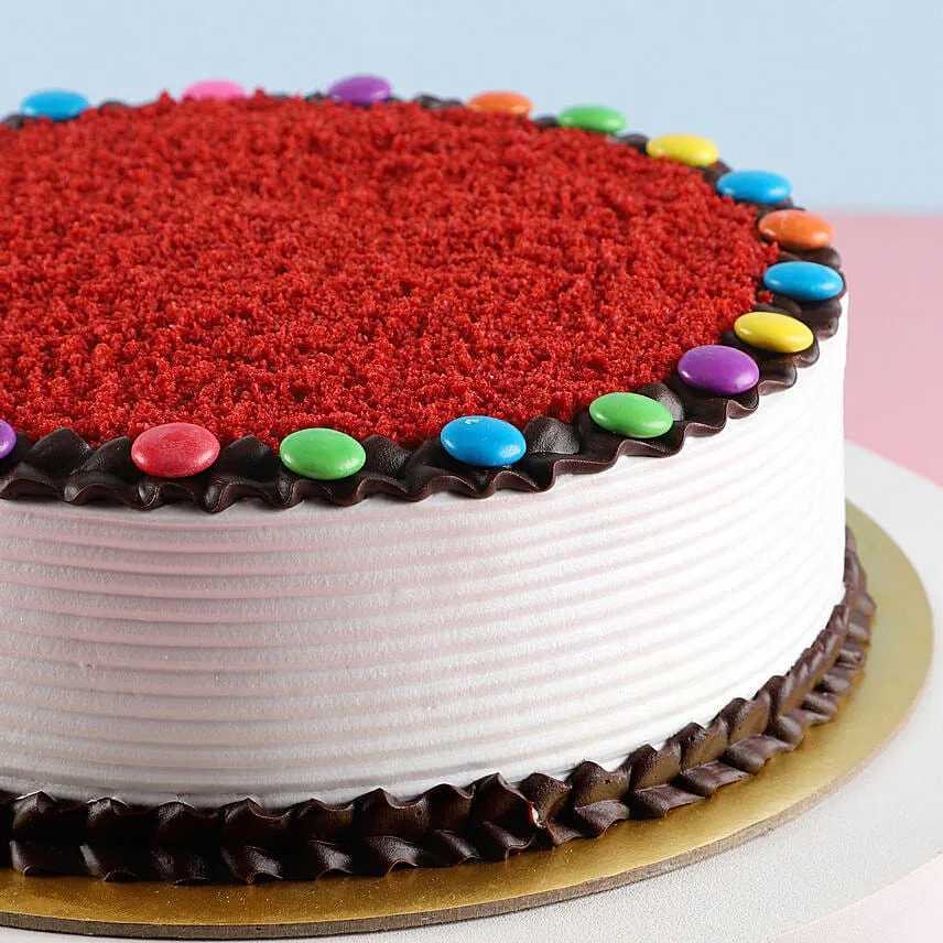 Red Velvet Gems Cake 1.5 Kg
