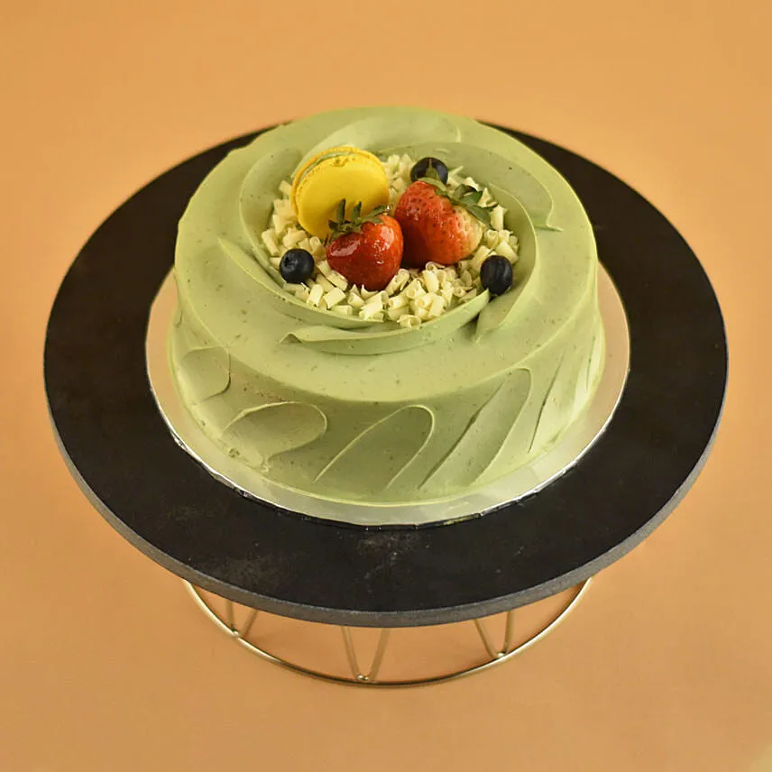 Delectable Green Tea Sponge Cake