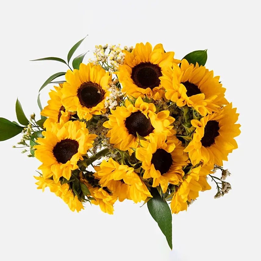Striking Sunflowers Vase Arrangement