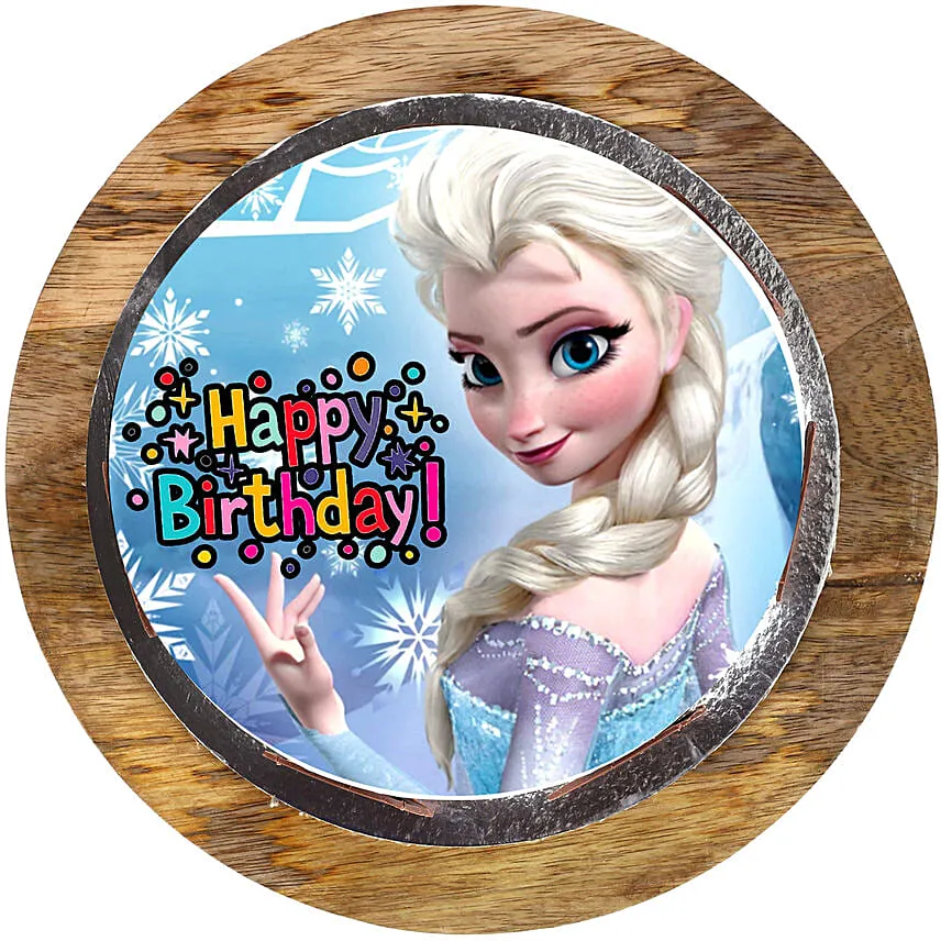 Frozen Princess Elsa Blackforest Cake 1 Kg