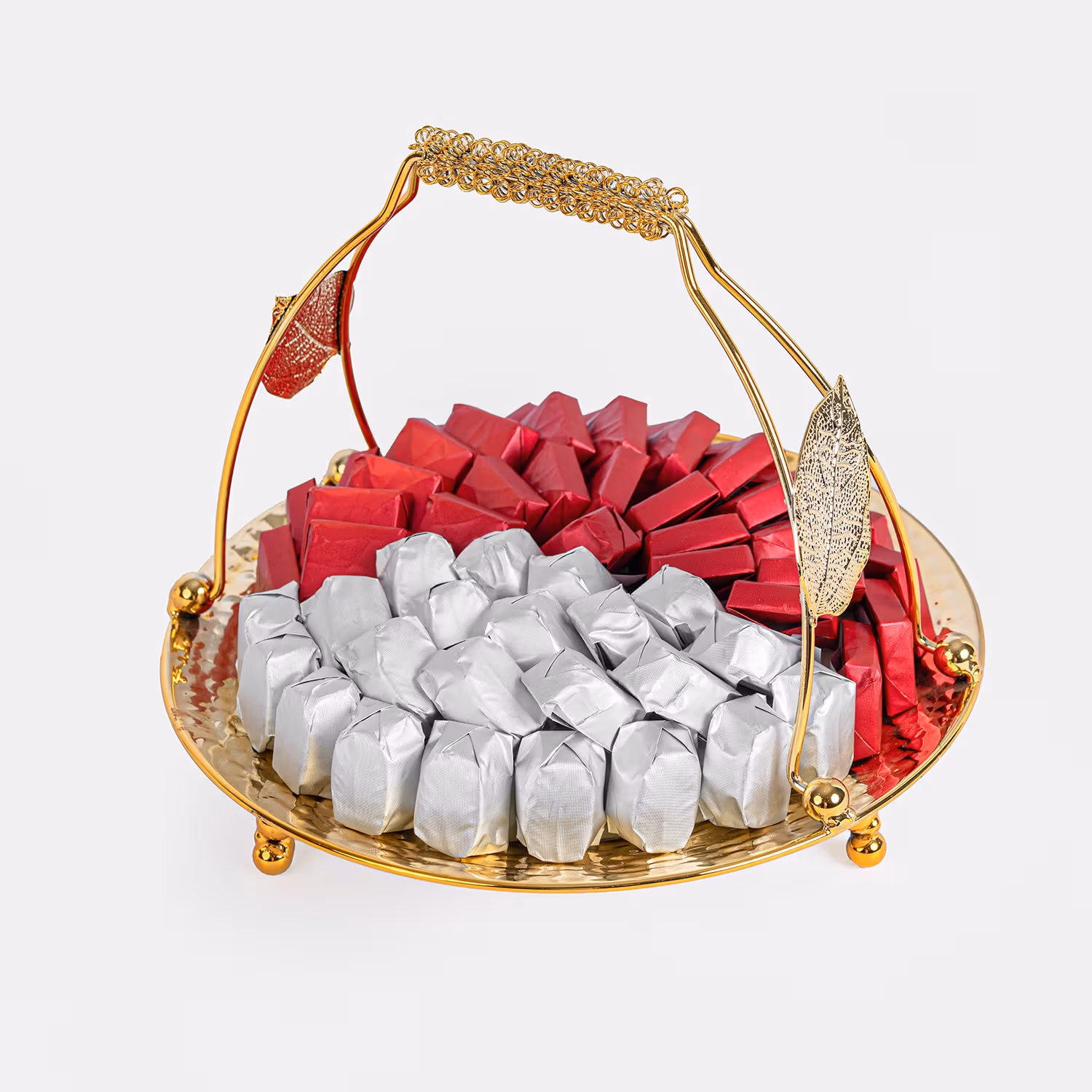 Elegant National Day Chocolate Tray with Festive Balloons