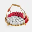Elegant National Day Chocolate Tray with Festive Balloons