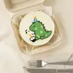 Dino Delight: Sweet Mini Cake for Kids' Celebrations - Chocolate