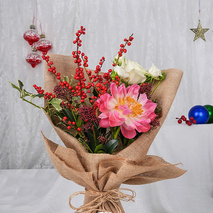 December Birthday Flower Bouquet