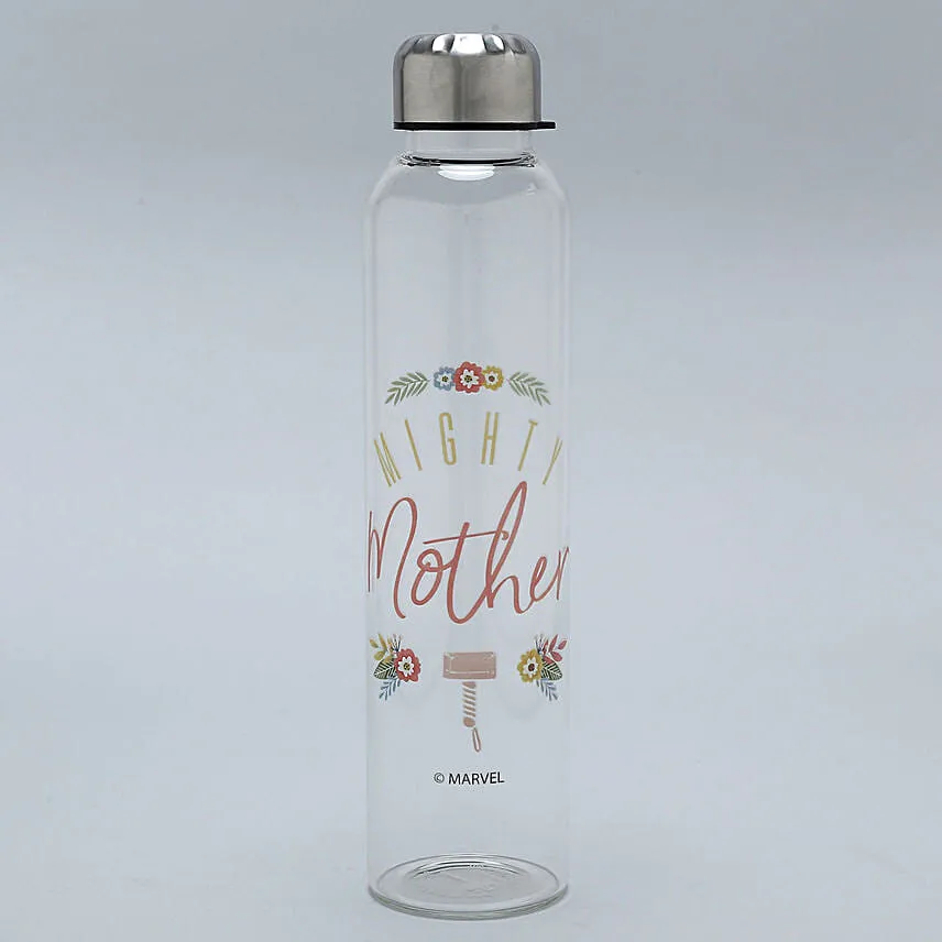 Mom Is Like A Hero Glass Bottle