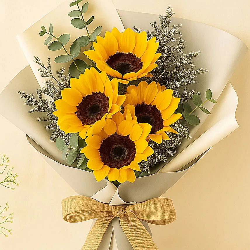 Bright Sunflowers Bunch