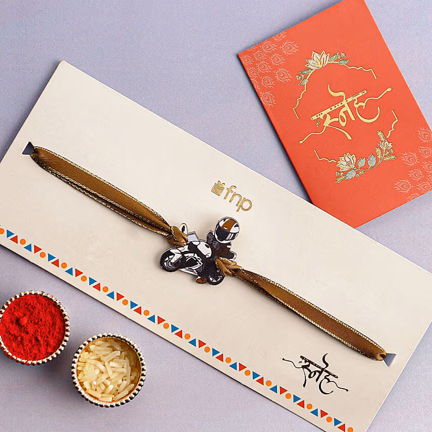 Adventure Rider Rakhi For Kids N Kaju Katli Delight