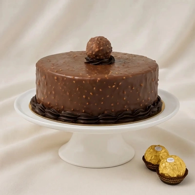 Delicious Ferrero Rocher Chocolate Cake - 4 Portion