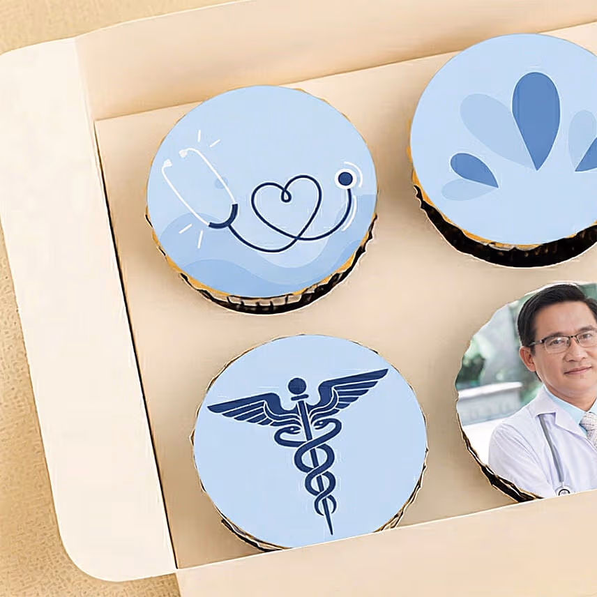 Personalised Cup Cakes For Doctors