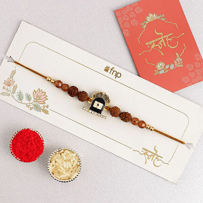 Divine Shiva Rudraksha Rakhi