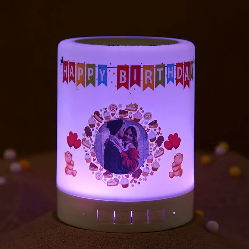 Personalised Happy Birthday LED Speaker