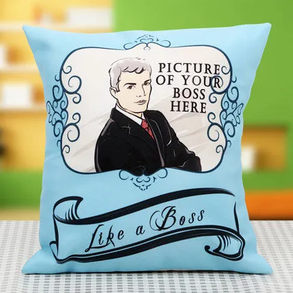 Custom 'Like A Boss' Personalized Cushion