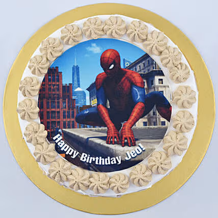 Spidey Surprise Delight Cake - Perfect for Superhero Birthdays!