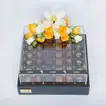 Exquisite Chocolate Charm Delight Box with Fresh Floral Elegance