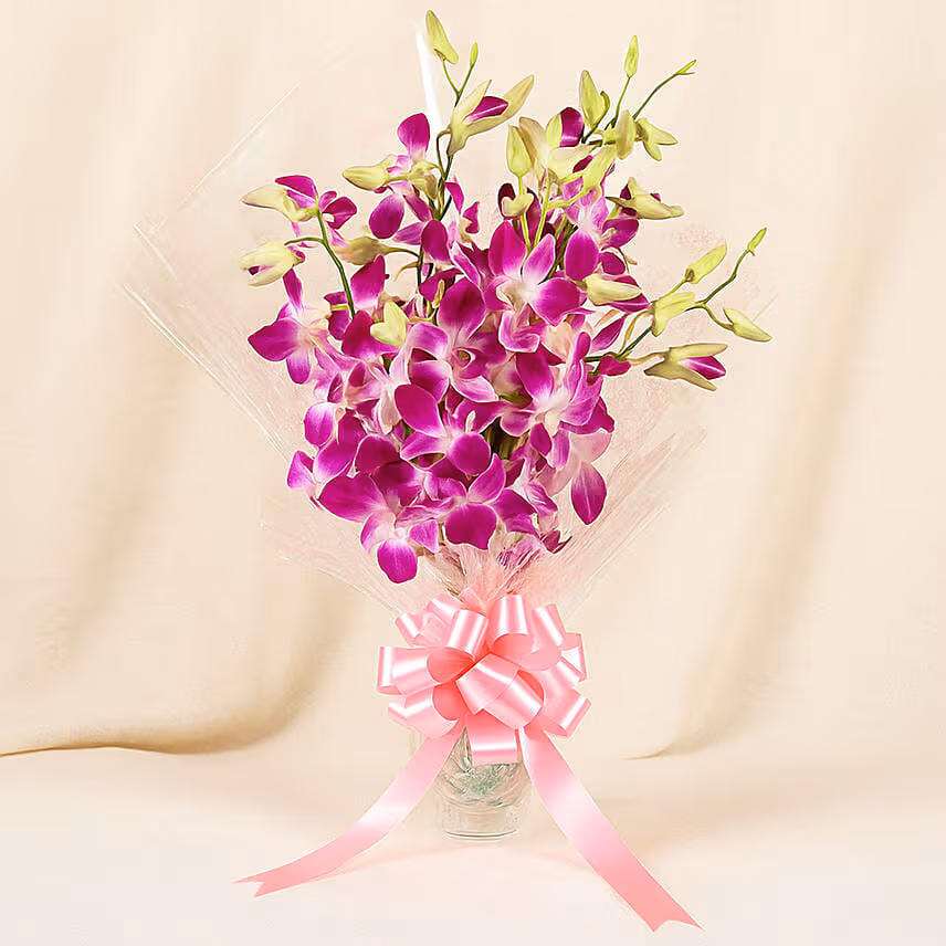 Six Royal Orchids Bunch