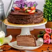 Yummy Triple Chocolate Crepe Cake