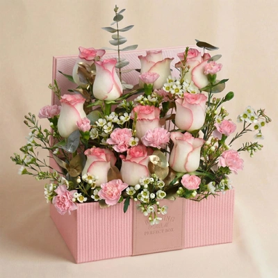 Pink Roses Gentle Beauty Box