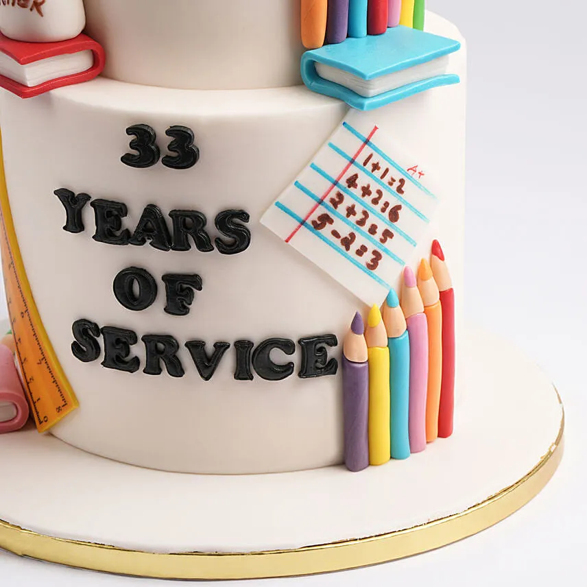 Teachers Tribute Chocolate Cake