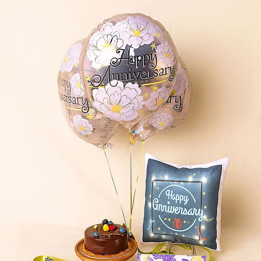 Anniversary Surprise Gift Arrangement