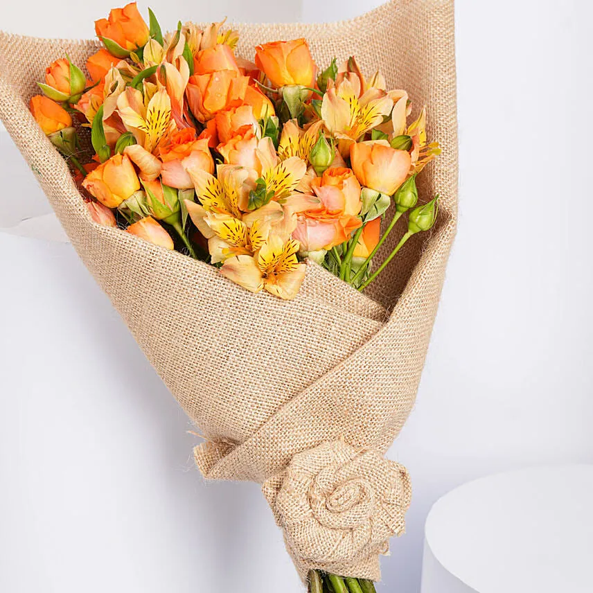 Coral Kiss Bouquet