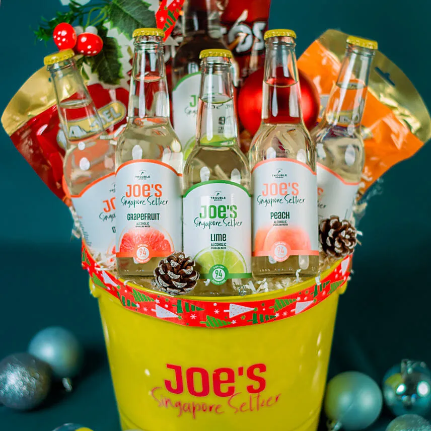 Celebrations On Beer Bucket Hamper
