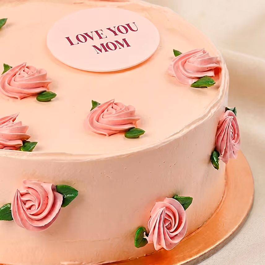 Motherâ€™s Day Chocolate Fudge Rose Cake
