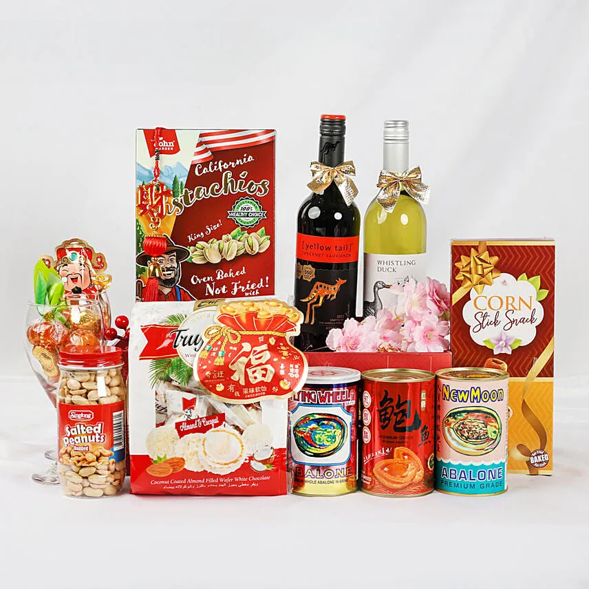 CNY Dragon s Wine & Dine Basket