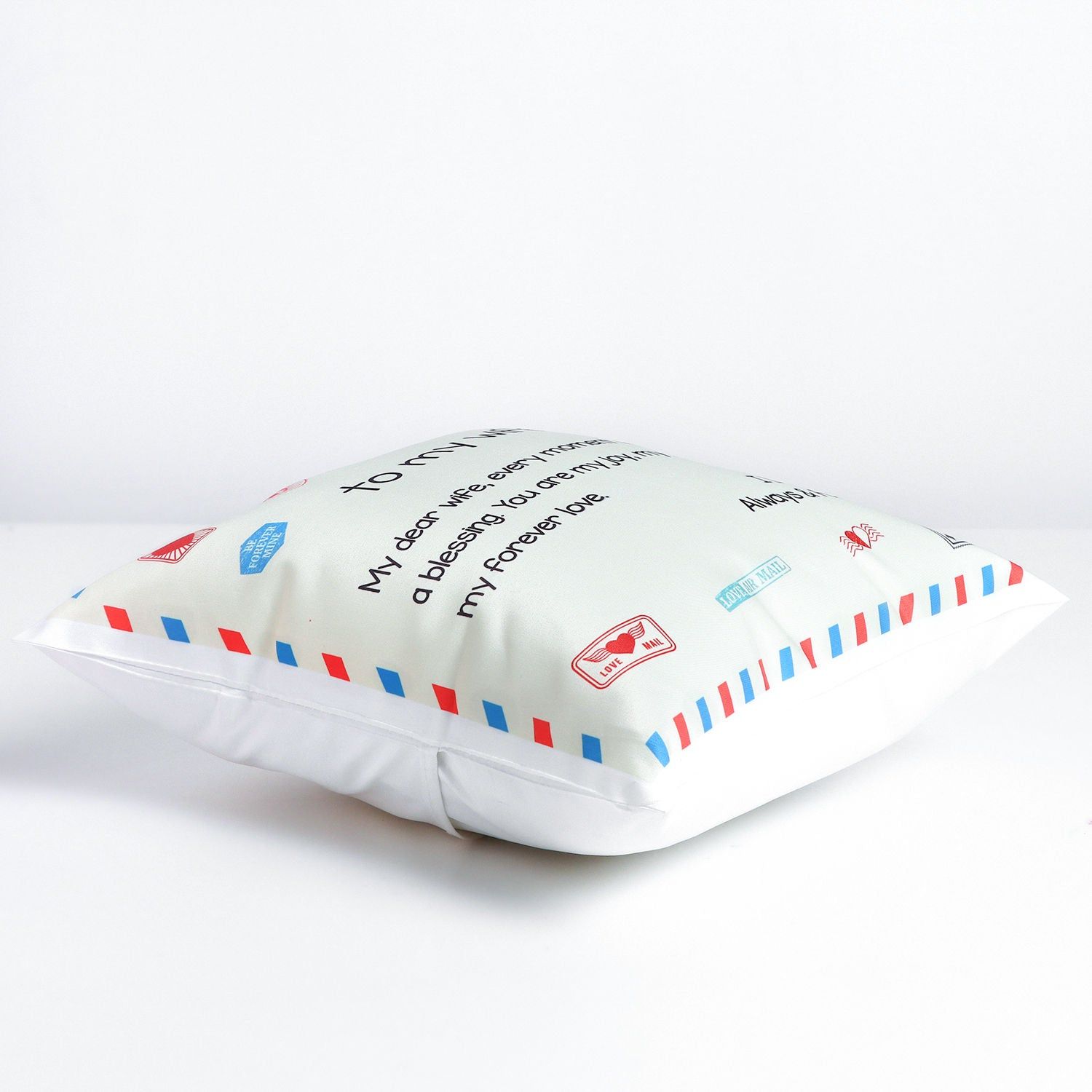 Heartfelt Love Letter Cushion for Your Beloved Wife
