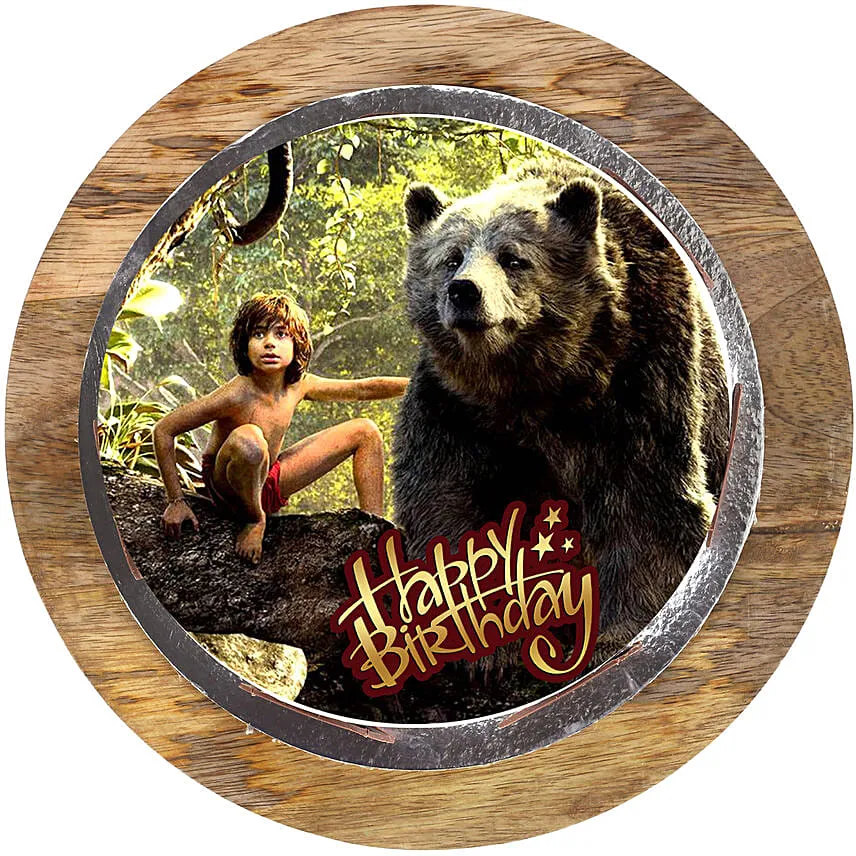 Mowgli and Baloo Butterscotch Cake 1 Kg Eggless