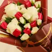 White Spray Rose n Chocolate Bouquet