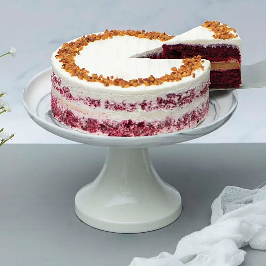 Tasty Red Velvet Peanut Butter Cake