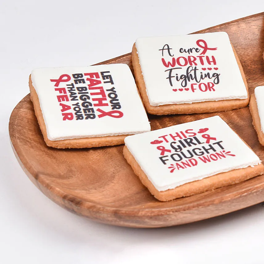 Power To You Pink Ribbon Cookies
