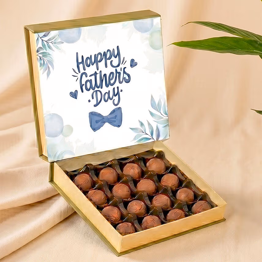 Father's Day Peace Lily & Chocolate Truffle Set