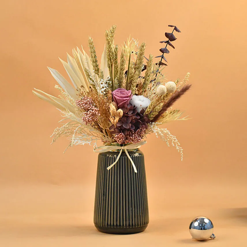 Heavenly Mixed Preserved Flowers Arrangement