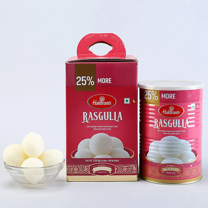 Sneh Classic Family Rakhi Set & Rasgullas